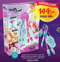 Leklust Style 4 Ever Diy Key Chain Kit erbjuda