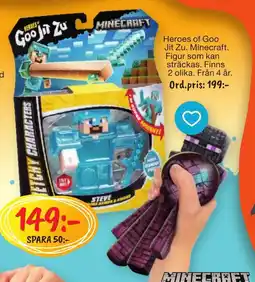 Leklust Heroes of Goo Jit Zu Minecraft erbjuda