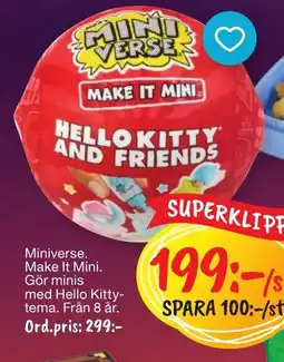 Leklust Miniverse. Make It Mini. erbjuda