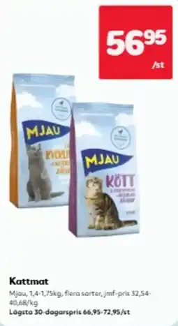 Hemköp Mjau kattmat erbjuda