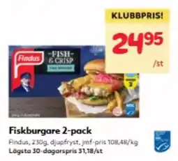 Hemköp Findus fiskburgare erbjuda