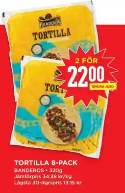 Willys Tortilla 8-pack erbjuda
