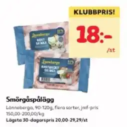 Hemköp Länneberga smörgåspålegg erbjuda