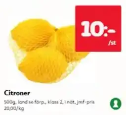 Hemköp Citroner erbjuda