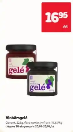 Hemköp Garant vinbärs gelé erbjuda