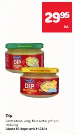 Hemköp Santa Maria dip erbjuda
