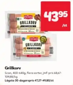 Hemköp Scan grillkorv erbjuda