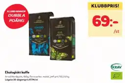 Hemköp Arvid Nordquist kaffe erbjuda
