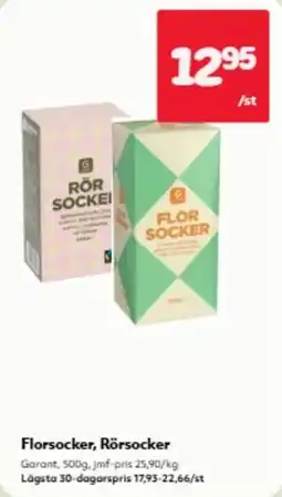 Hemköp Garant florsocker rörsocker erbjuda