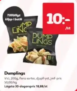 Hemköp Dumplings erbjuda