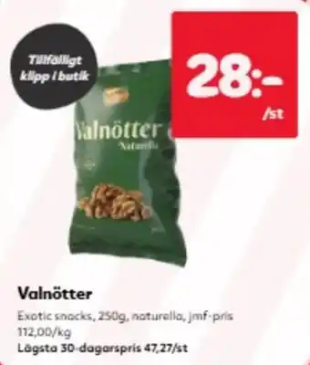 Valnötter