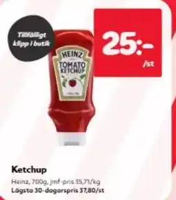 Hemköp Heinz Ketchup erbjuda