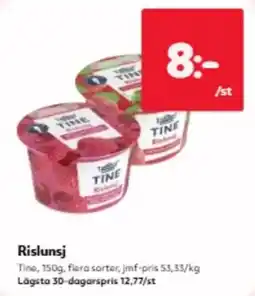 Hemköp Tine Rislunsj erbjuda