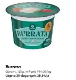 Hemköp Garant Burrata erbjuda