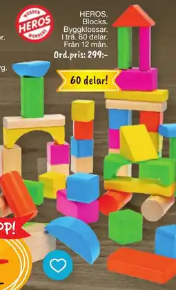 Leklust Heros blocks erbjuda