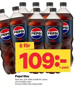 City Gross Pepsi Max erbjuda