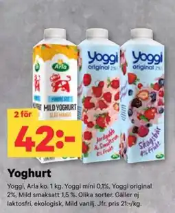 City Gross Yoggi yoghurt erbjuda