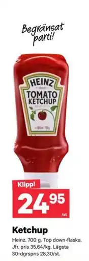 City Gross Heinz ketchup erbjuda