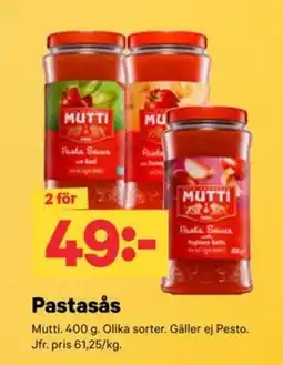 City Gross Mutti pastasås erbjuda