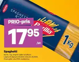 City Gross Barilla spaghetti erbjuda