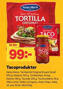 City Gross Santa Maria tacoprodukter erbjuda