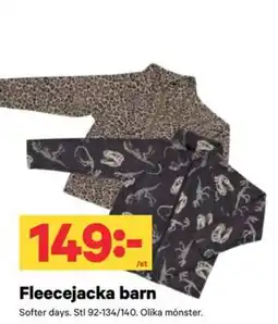 City Gross Fleecejacka barn erbjuda