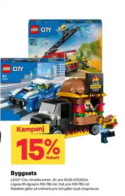 City Gross LEGO City erbjuda