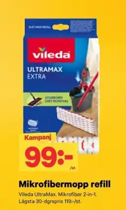 City Gross Vileda mikrofibermopp refill erbjuda