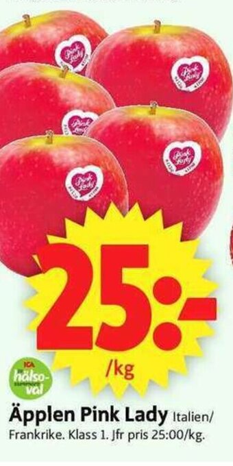 ICA Supermarket Äpplen Pink Lady erbjuda