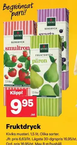 City Gross Fruktdryck erbjuda