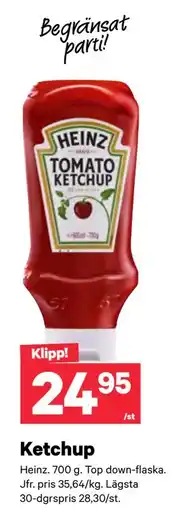 City Gross Ketchup erbjuda