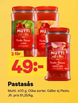 City Gross Pastasås erbjuda
