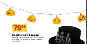 City Gross Ljusgirlang med pumpor erbjuda