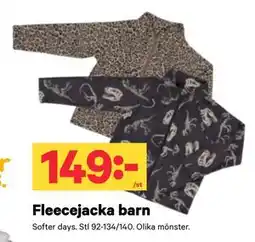 City Gross Fleecejacka barn erbjuda