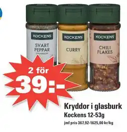 Nära dej Kryddor i glasburk erbjuda
