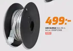 Bolist LED-SLINGA erbjuda
