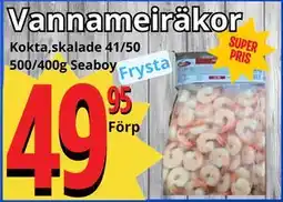 Supergrossen Vannameiräkor erbjuda