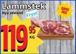 Supergrossen Lammstek erbjuda