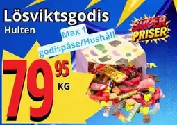 Supergrossen Lösviktsgodis erbjuda