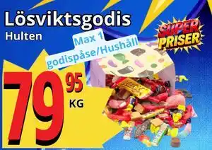 Supergrossen Lösviktsgodis erbjuda