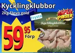 Supergrossen Kycklingklubbor erbjuda