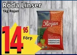 Supergrossen Röda Linser erbjuda