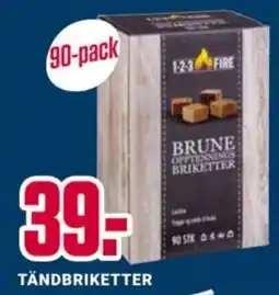 ÖoB 1-2-3 fire tändbriketter erbjuda