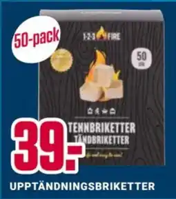 ÖoB 1-2-3 fire upptändningsbriketter erbjuda