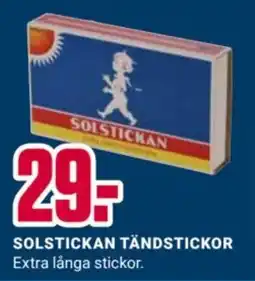 ÖoB Solstickan tändstickor erbjuda