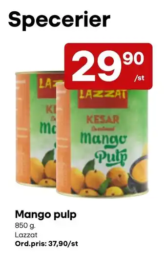 Lazzat mango pulp