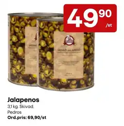 Snabbgross Skivad jalapeño erbjuda