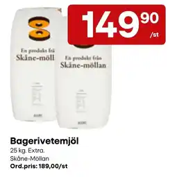 Snabbgross Skåne-möllan Bagerivetemjöl erbjuda
