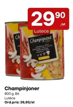 Snabbgross Lutece Champinjoner erbjuda