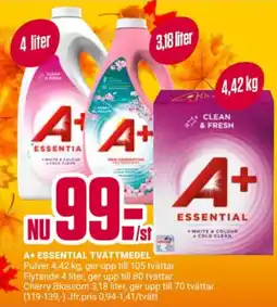 ÖoB A+ essential tvättmedel erbjuda